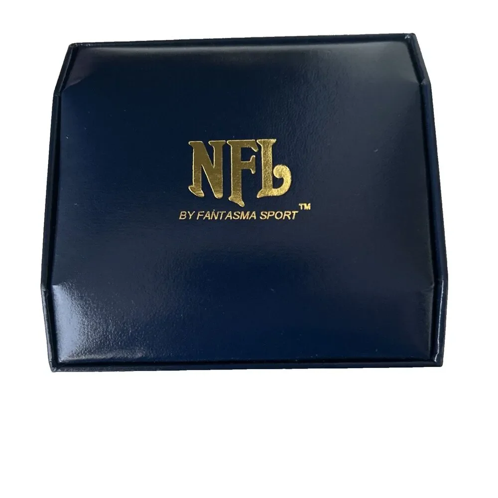 Vintage 1998 Denver Broncos NFL Fantasma Men's Gold Tone Watch New Battery